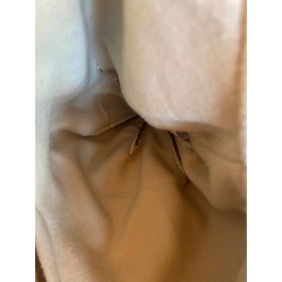 Cabin Fever Brown Knit Ski Hat Pom Pom Ties One Size - Picture 4 of 6